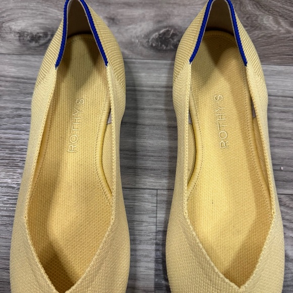 Rothy's Women's The Point Daffodil Flats Size 9 - Picture 2 of 9
